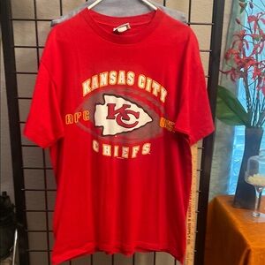 Reebok Red Kansas City Chiefs Short Sleeve Tee